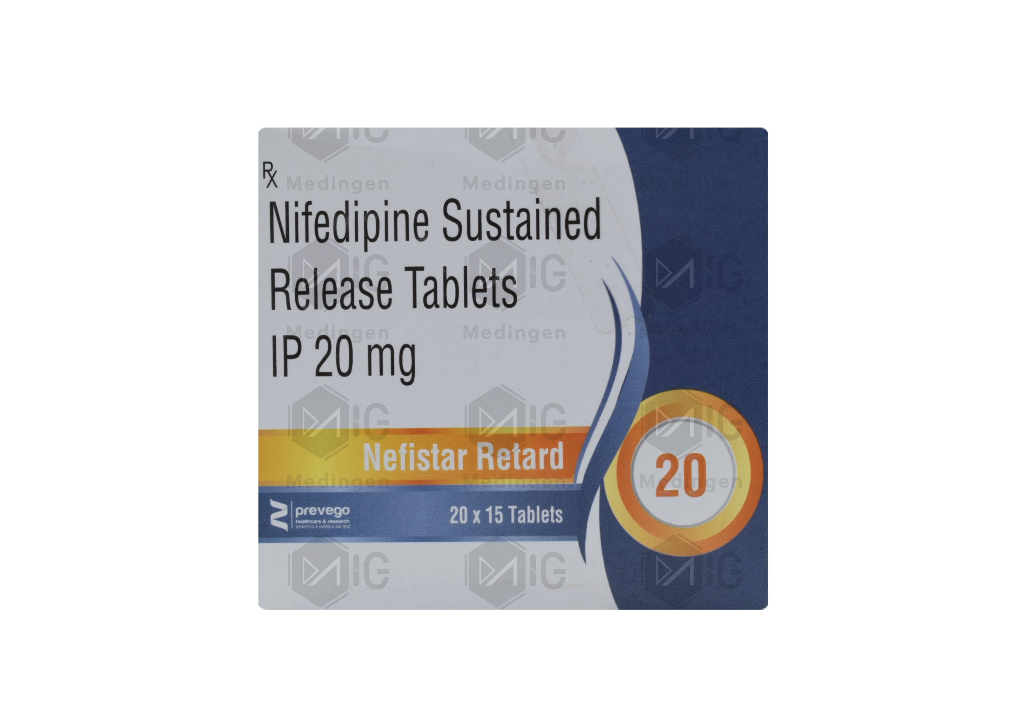 NEFISTAR RETARD 20MG